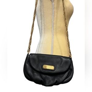 Marc Jacobs Pebble Leather Chain Strap Crossbody Bag
